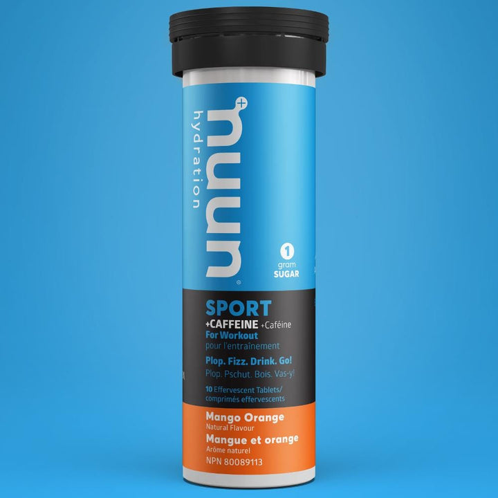 Nuun Sport avec comprimés d'hydratation à la caféine