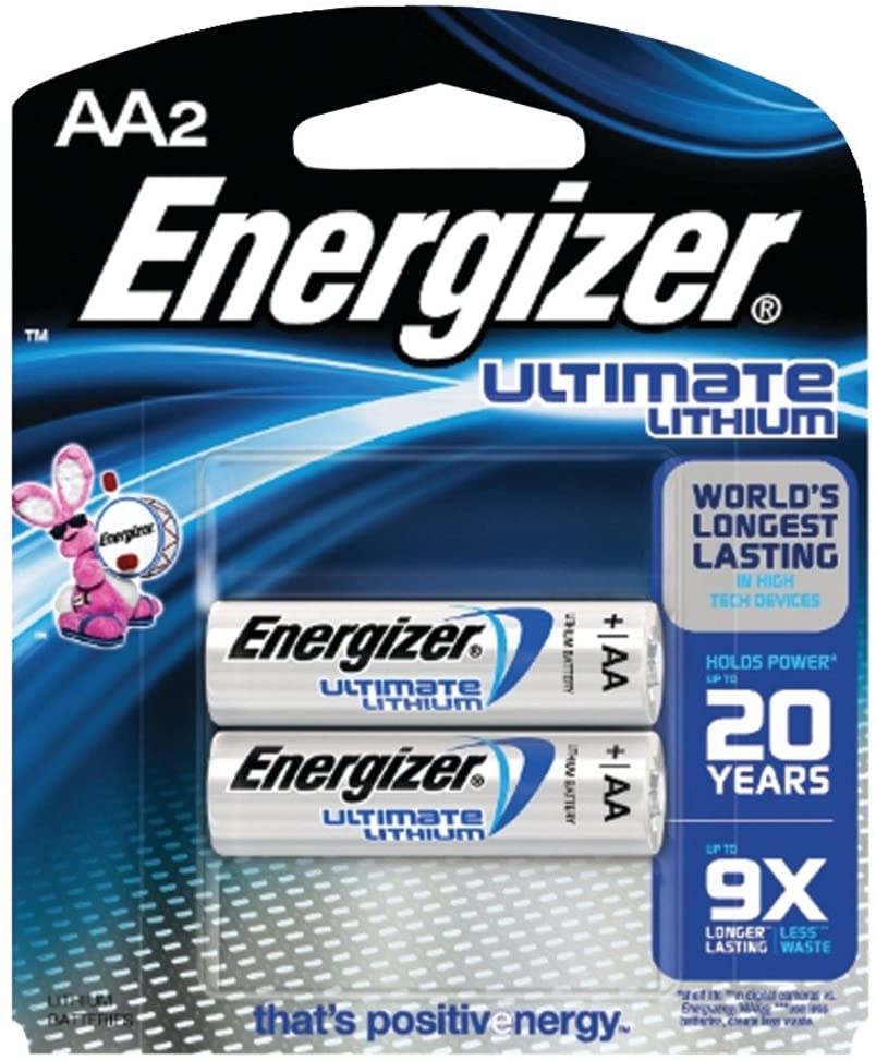 Energizer E2 Lithium AA / PAQUET DE 2
