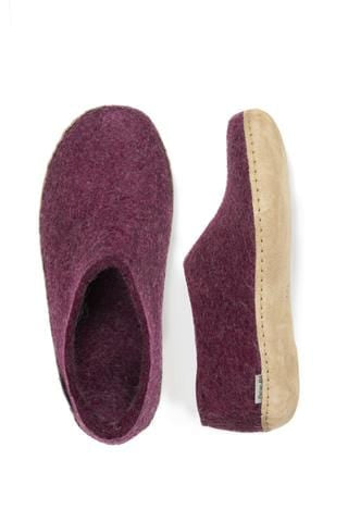 Glerups Shoe - Leather - Cranberry
