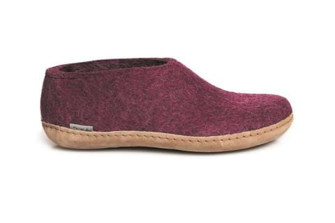 Glerups Shoe - Leather - Cranberry