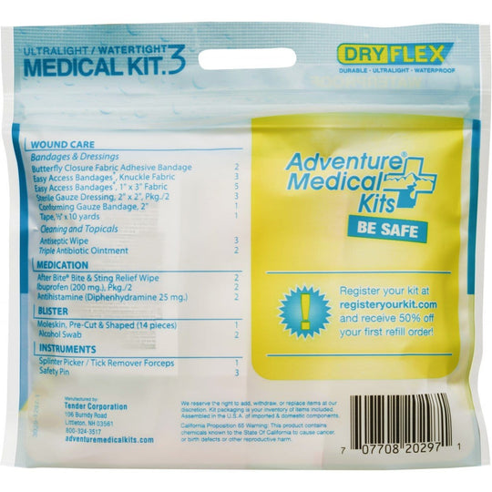 Adventure Medical Trousse de premiers secours ultralégère/étanche .3