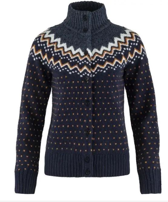 FJÄLLRÄVEN Ovik Cardigan en tricot pour femme