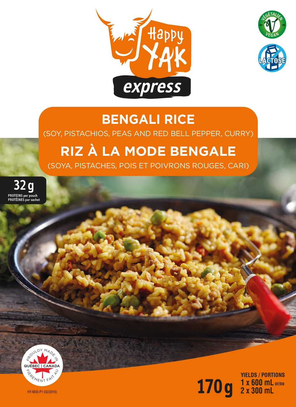 Happy Yak Bengali Rice - 1 Portion