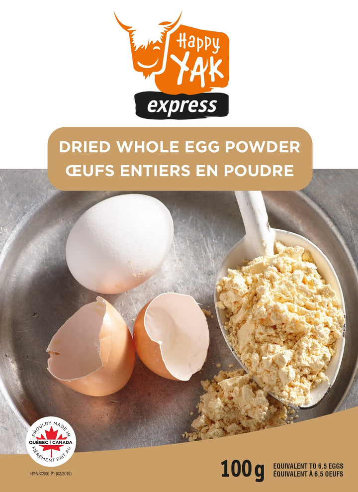 Happy Yak Dried Whole Egg Powder - 100g