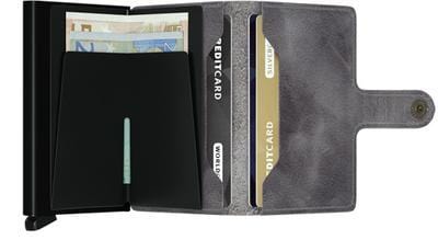 Secrid Mini Wallet - Vintage Grey / Black