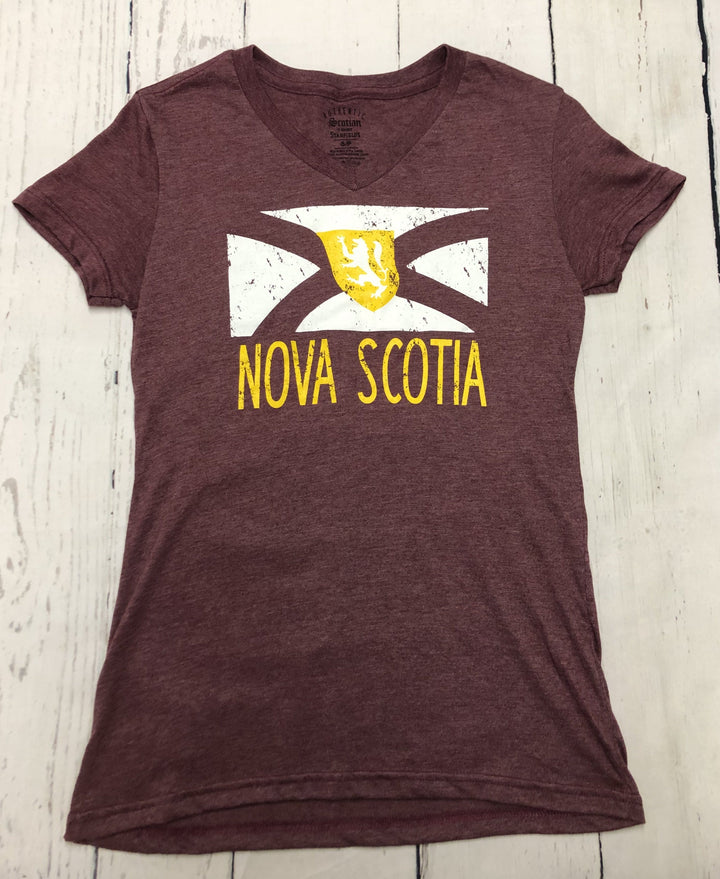 T-shirt à col en V Trail Shop Nova Scotia