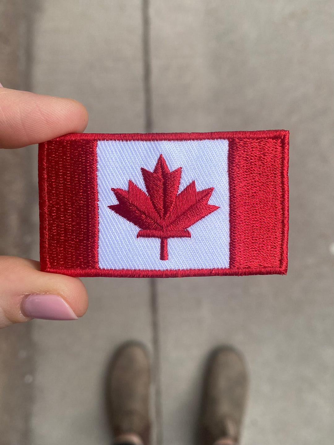 Écusson drapeau canadien Stahls