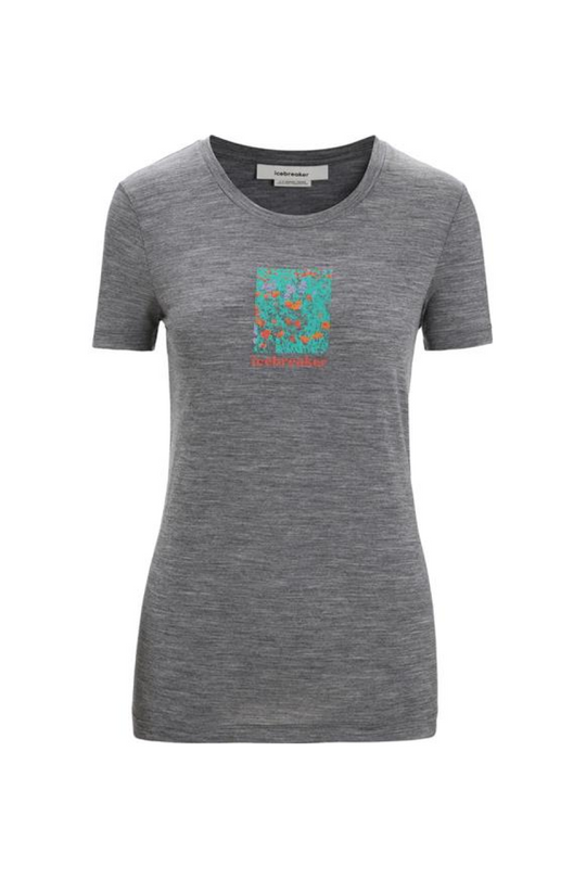 Ice Breaker Women Tech Lite II Short-Sleeve Tee Wildflower Bloom