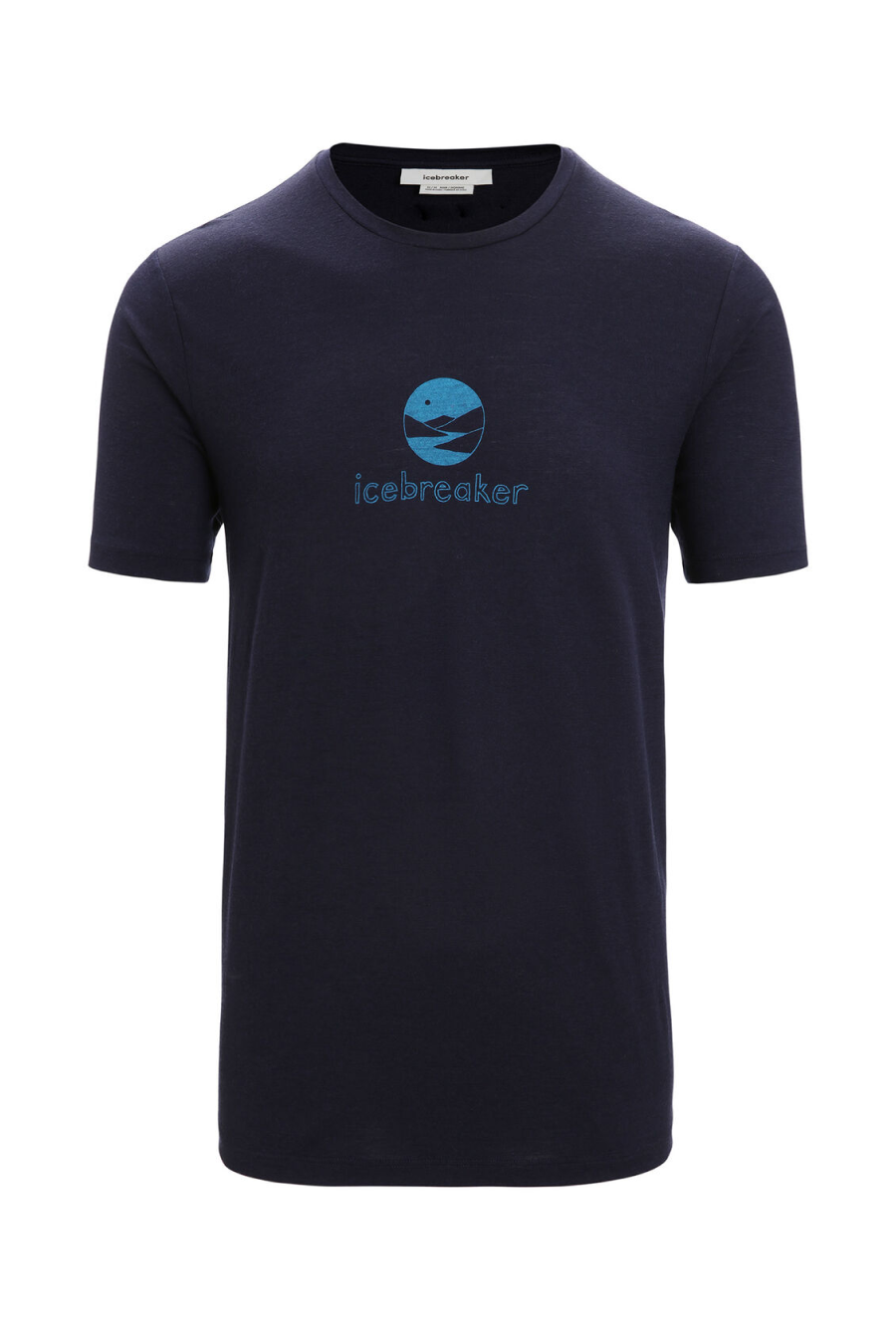 Ice Breaker Men Tech Lite II Short Sleeve Tee Icebreaker Essential Logo
