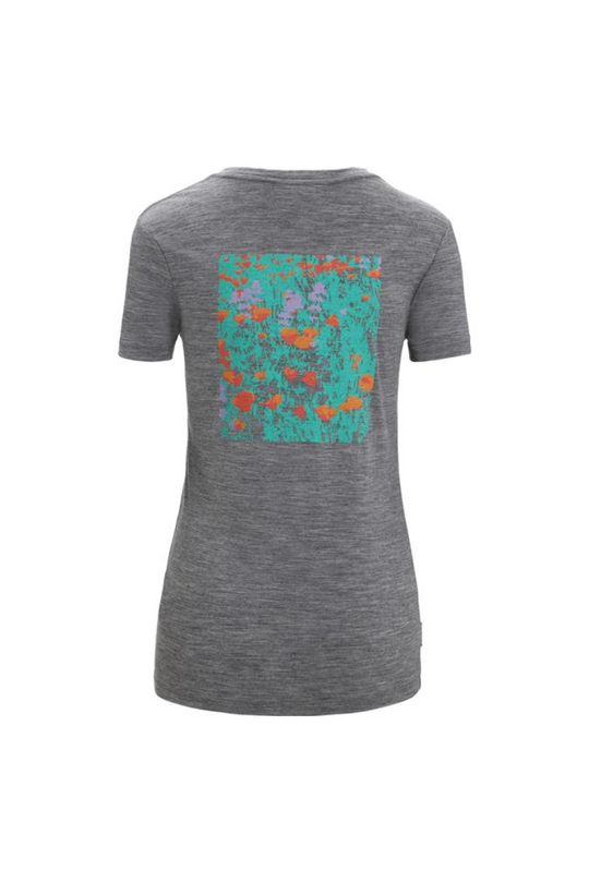 Ice Breaker Women Tech Lite II Short-Sleeve Tee Wildflower Bloom
