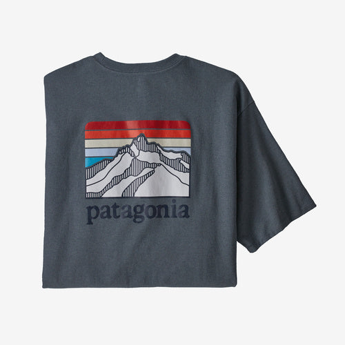 Patagonia Line Logo Ridge Pocket Responsibili-Tee Men's