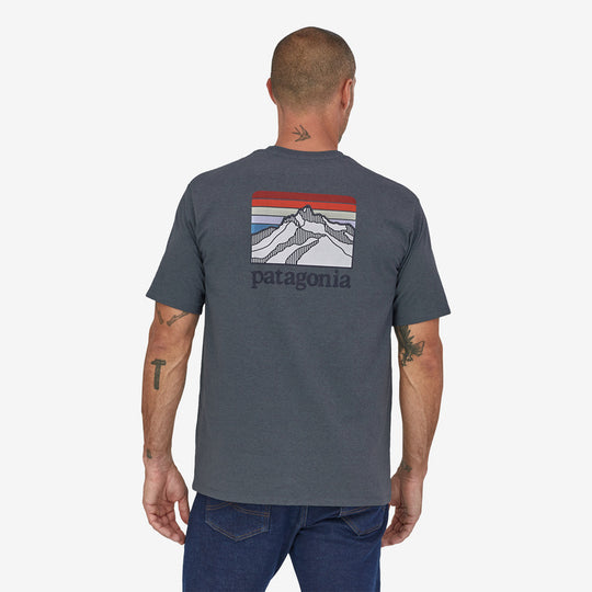 Patagonia Line Logo Ridge Pocket Responsibili-Tee Men&