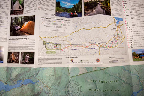 Sentier Nepisiguit Mi'gmaq Trail Map