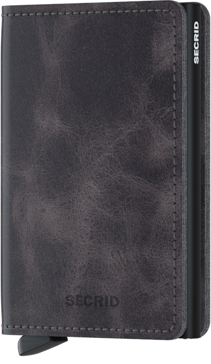 Secrid Slim Wallet - Vintage Grey-Black