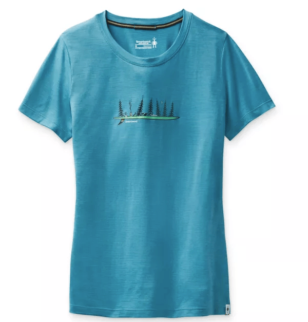 SmartWool Women's Merino Sport 150 Camping With Friends Graphic Tee