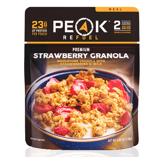 Peak Refuel Strawberries &amp; Granola with Milk