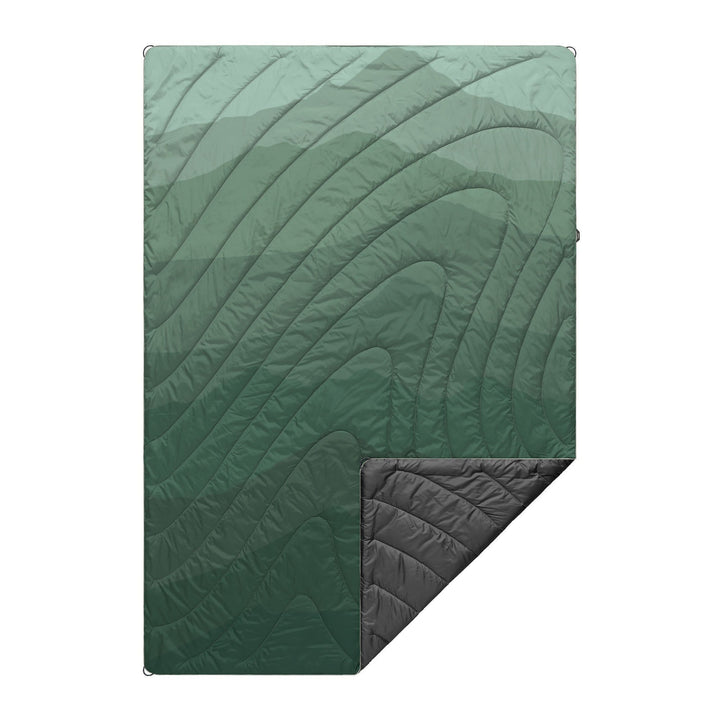 Couverture imprimée Rumpl Original Puffy - Cascade Fade Green (1P)