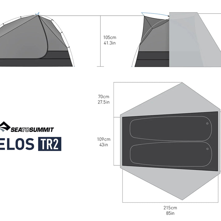 Tente Sea To Summit Telos TR 2 