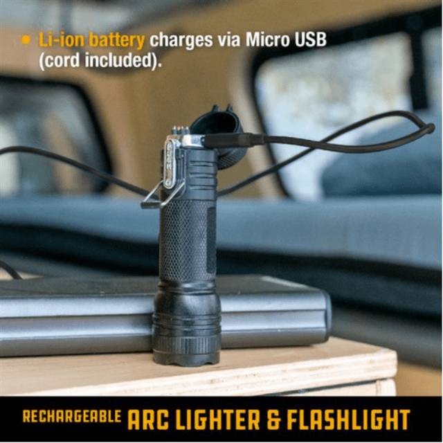 Briquet à arc rechargeable et lampe de poche LED Uco