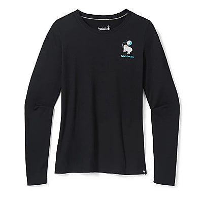 SmartWool T-shirt à manches longues imprimé One Small Step For Sheep pour femme 