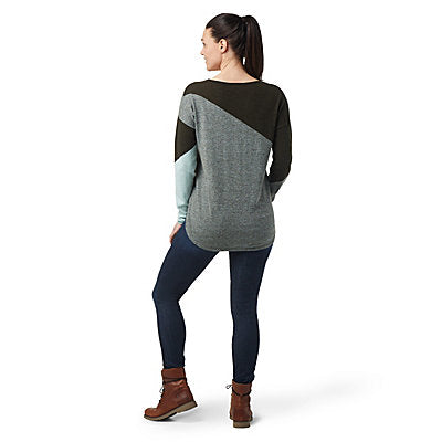 SmartWool Women's Shadow Pine Colorblock Sweater
