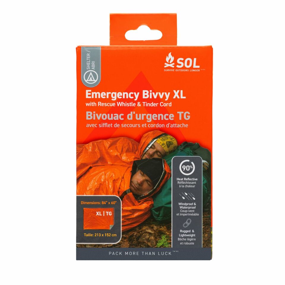 SOL Emergency Bivvy with Whistle - XL