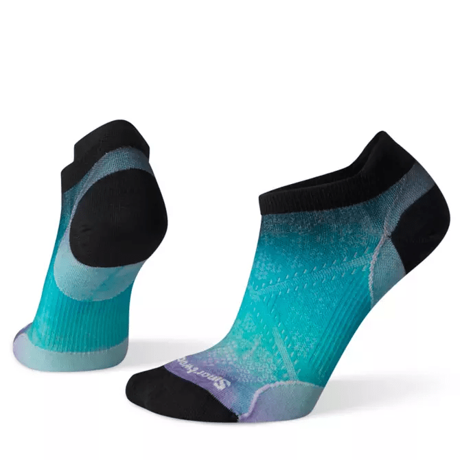 SmartWool Women's PhD Run Ultra Light Ombre Print Micro Socks