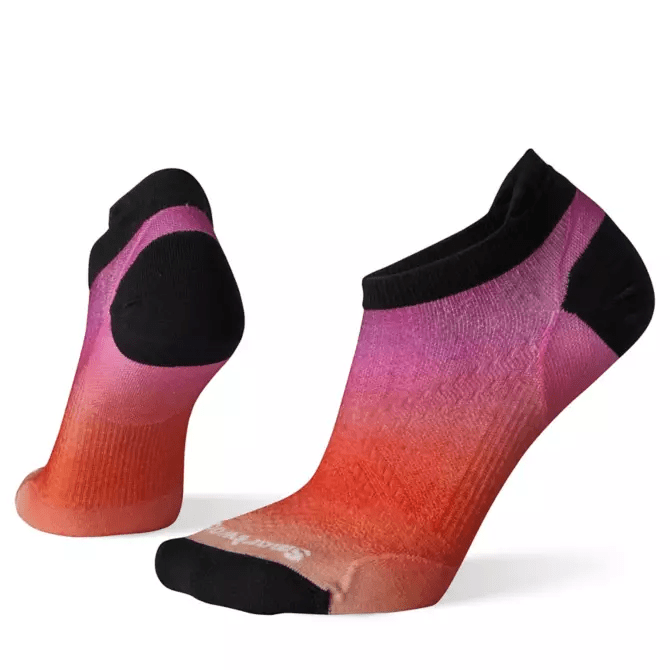 SmartWool Women's PhD Run Ultra Light Ombre Print Micro Socks