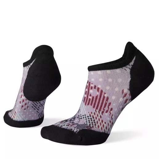 SmartWool Women's PhD Run Light Elite Dot Print Micro Socks
