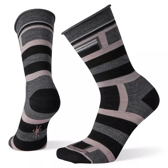 SmartWool Women's Non-Binding Pressure Free Striped Crew Socks