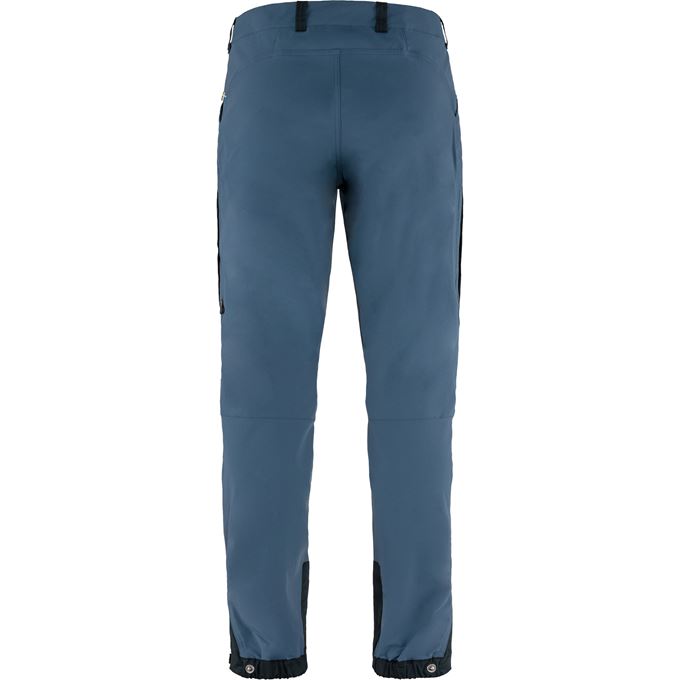 FJÄLLRÄVEN Men's Keb Agile Trousers - Indigo Blue / Dark Navy
