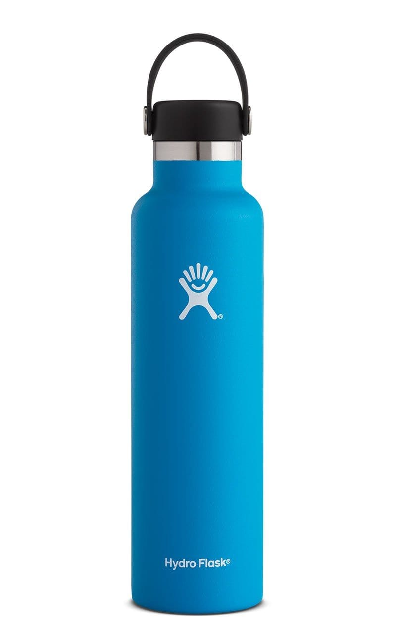 Hydro Flask Bouteille à goulot standard de 24 oz avec bouchon flexible