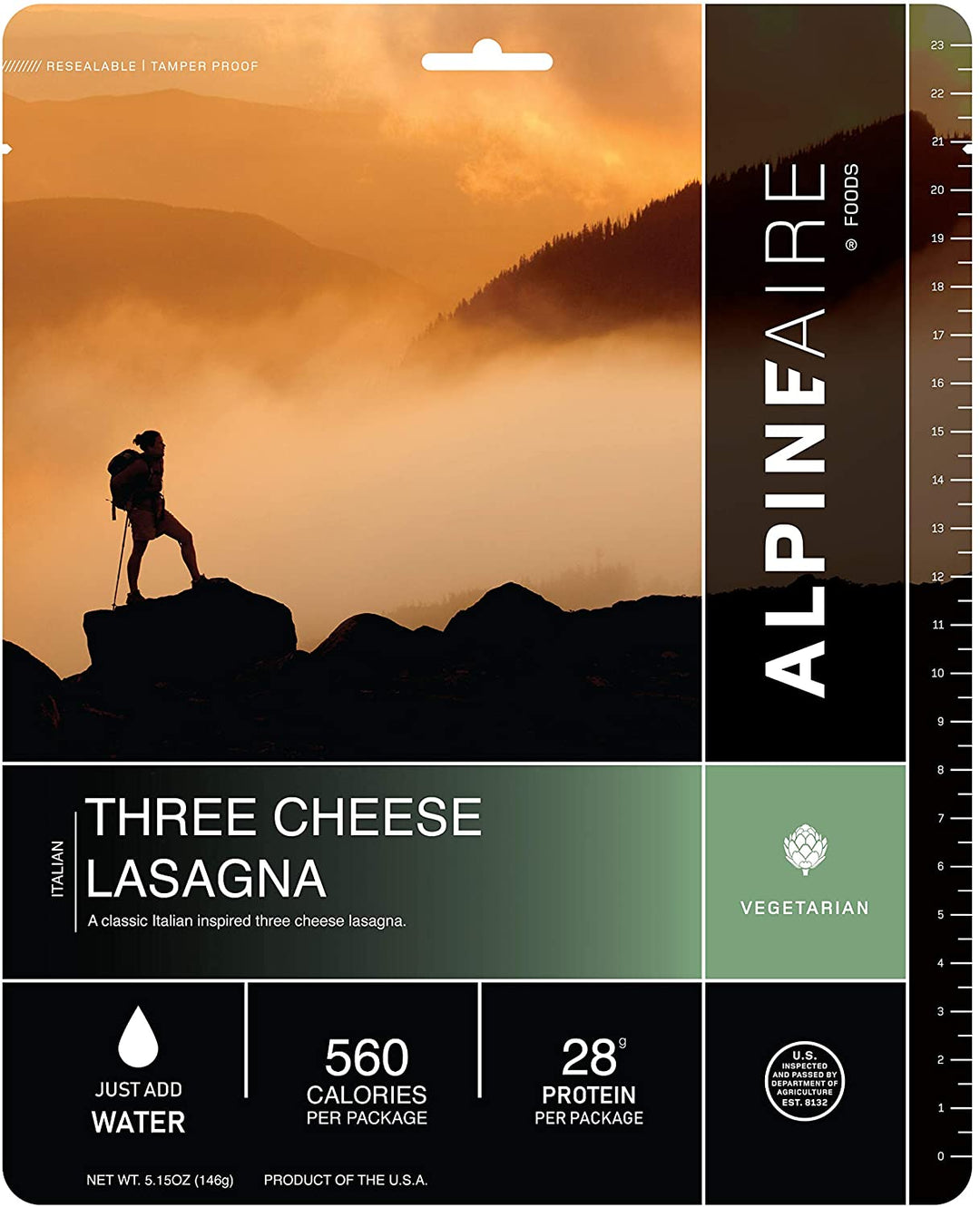 Alpine Aire Rustic Three Cheese Sausage Lasagna