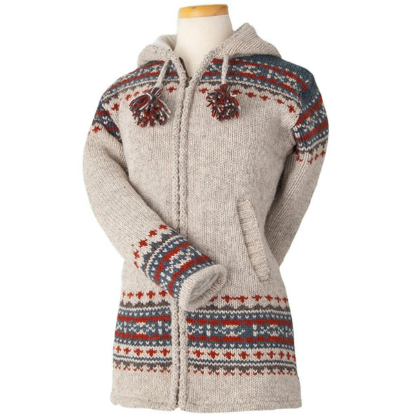 Lost Horizons Women's Elizabeth Wool Knit Coat