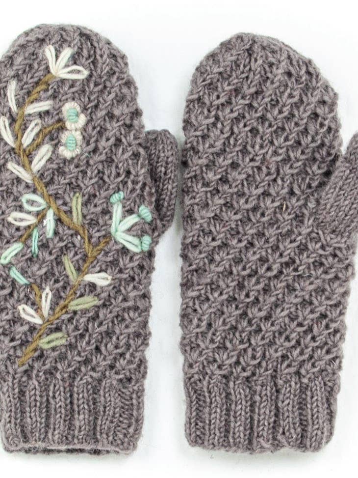 Lost Horizons Women's Naomi Wool Knit Mittens