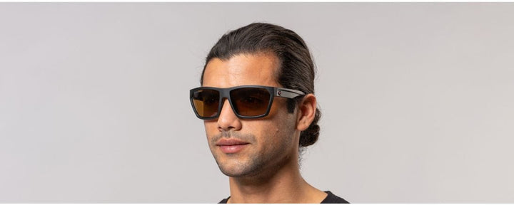 Trail Shop Loops Sunglasses - Matte Black - Brown Lens