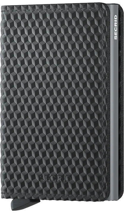 Secrid Slim Wallet Cubic Black / Titanium