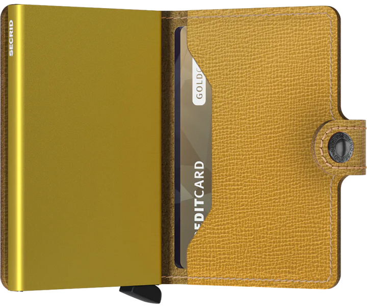 Secrid Mini Wallet - Crisple Ochre