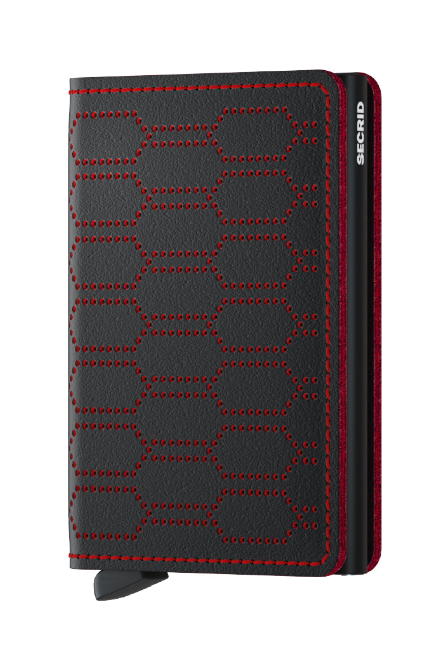 Secrid Slim Wallet Fuel - Black / Red