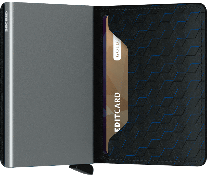 Secrid Slim Wallet - Optical Black-Titanium