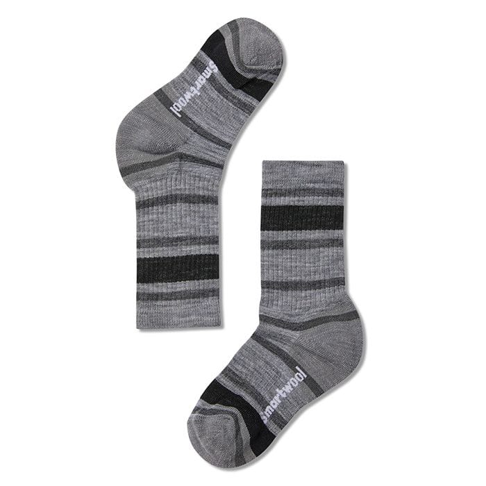 Chaussettes mi-mollet à rayures légères SmartWool Kids Hike 
