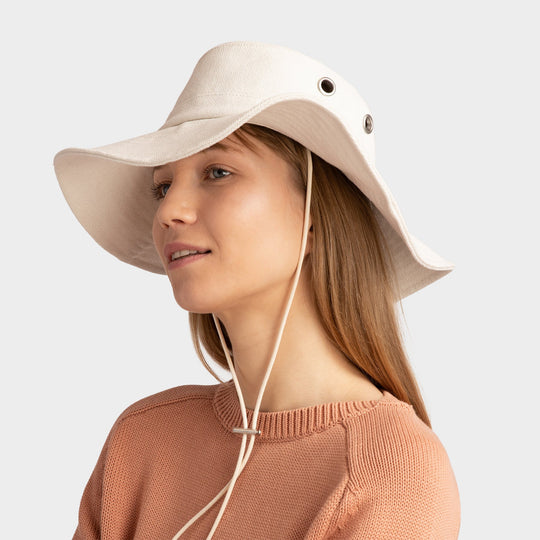 Chapeau de soleil en toile de chanvre Tilley 