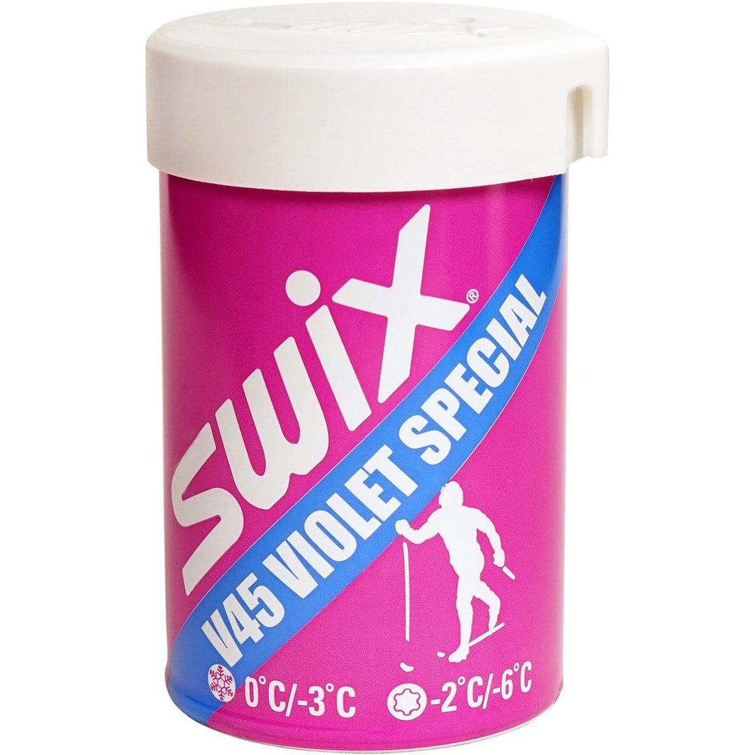 Swix V45 Cire dure spéciale violette 0/-3C, 43g